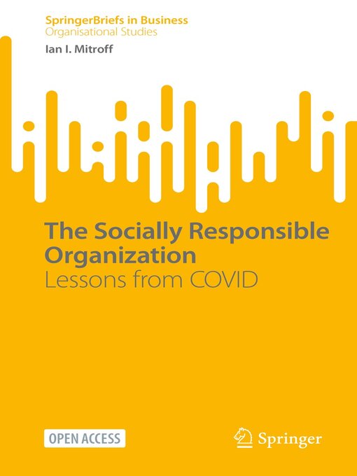 Title details for The Socially Responsible Organization by Ian I. Mitroff - Available